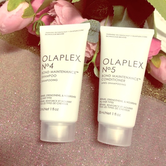 OLAPLEX No.3, No.4, & No.5 Hair Perfector, Shampoo & Conditioner Travel Size Set - Picture 2 of 9